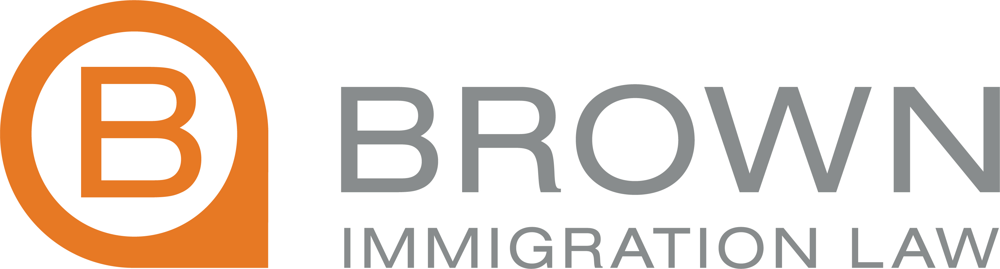 Brown Immigration Law Logo
