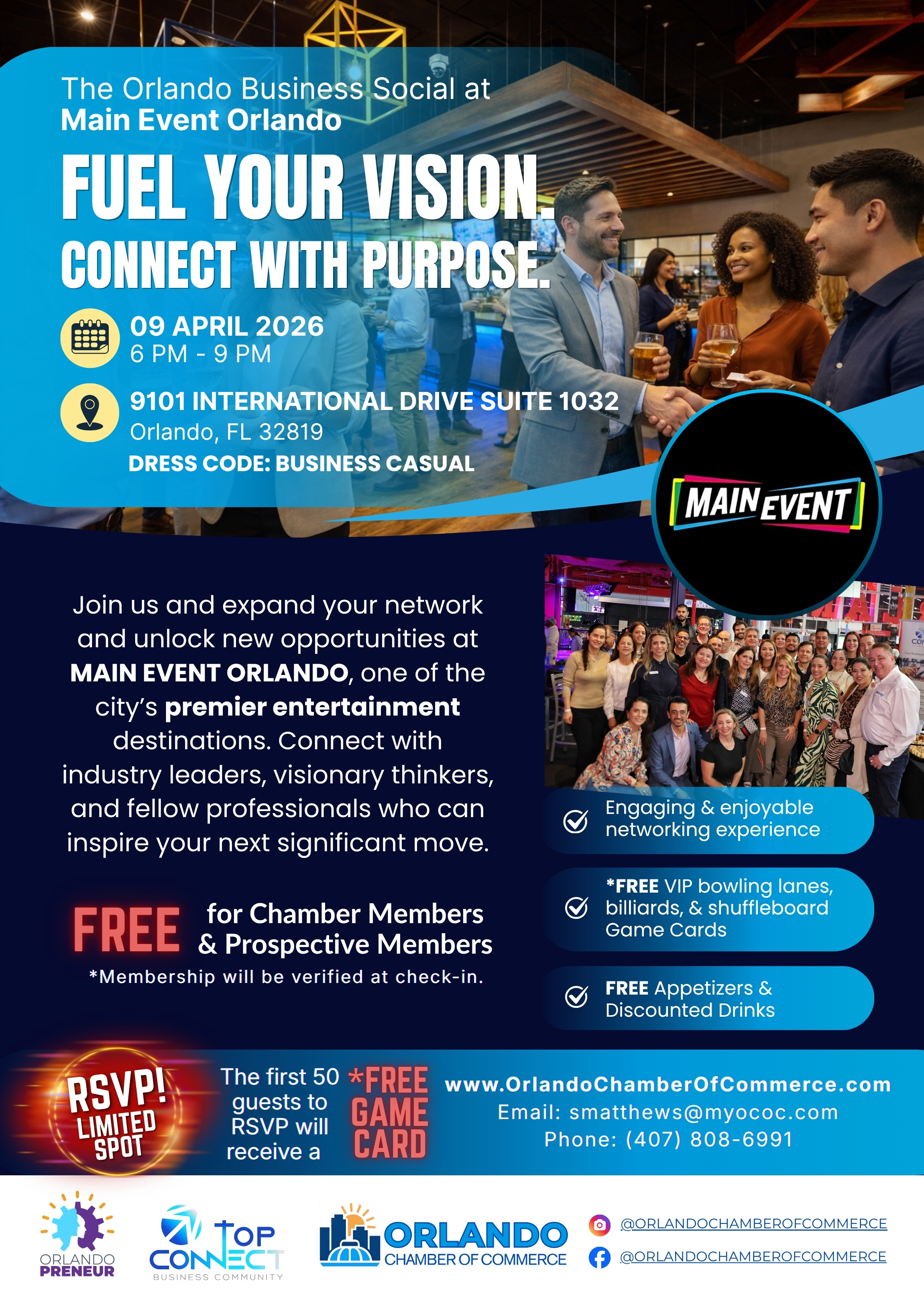Orlando Business Social at MAIN EVENT image