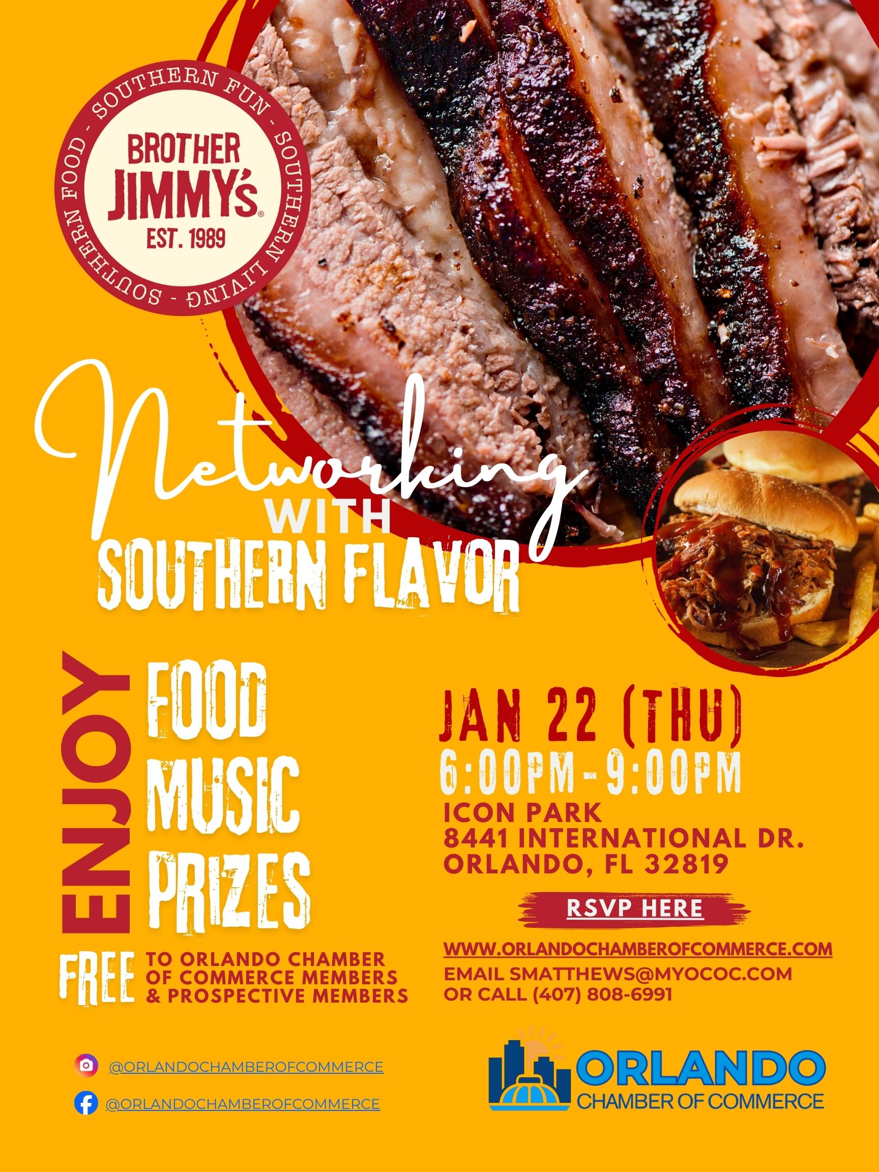 The Orlando Business Social at Brother Jimmy's image