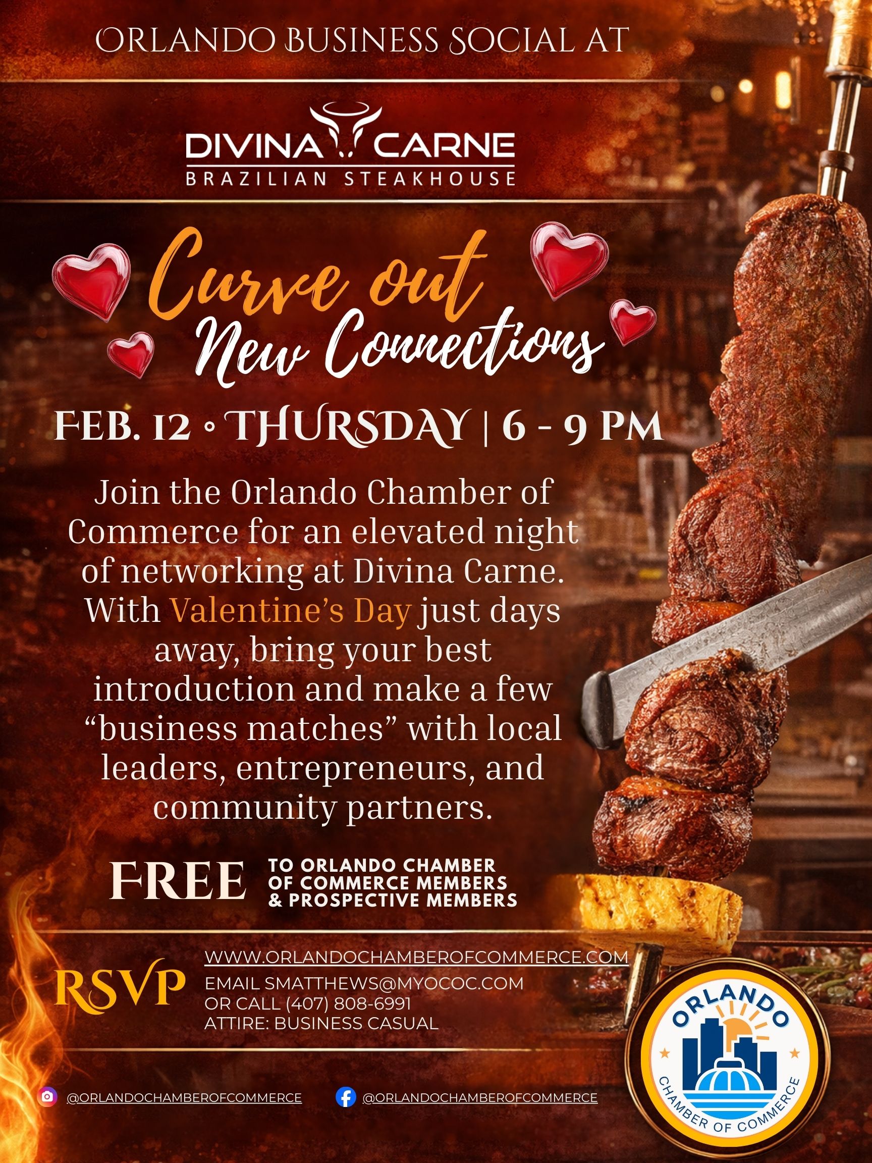 The Orlando Business Social at Divina Carne Brazilian Steakhouse image