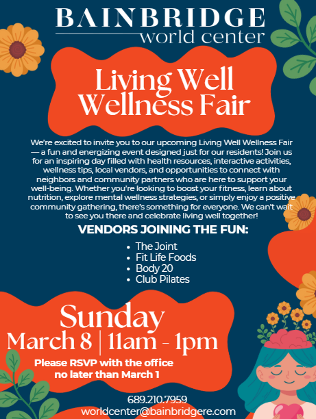 Wellness Day at Bainbridge World Center image